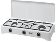 Parker Dreiflamm-Kocher wei� mit Z�ndsicherung, 50 mbar