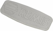 Abdeckkappe mit Remis-Logo, hellgrau, fr Remifront IV