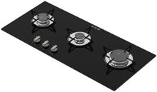 3-flammiger Gaskocher, mit 12V Elektrozndung, 5 kW