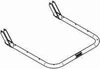 Thule-Omnistor Schienenb�gel Thule Sport G2 Garage