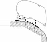 Thule Omnistor Roof Adapter LMC Explorer / Cruiser, Lnge 4,5 m