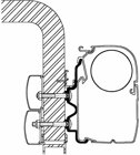 Thule Omnistor Adapter Hymer Exsis / Hymer Camp bis Baujahr 2011, Lnge 6 m, Hymer Exsis / Hymer Camp (... ? 2011)