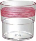 Waca Trinkglas, "Bistro", Variante: rot, 1 St.