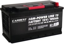 Carbest AGM Batterie 100Ah 353x175x190mm fr T5/T6