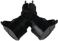 Carbest Schuko-Verteilerstecker 2-fach