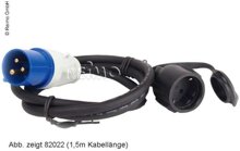 Carbest CEE-Adapterkabel: Schuko-Kupplung/CEE-Stecker 3x2,5mm 40cm lang