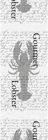 friedola Tischlufer Miami Lobster, grau, silber, wei